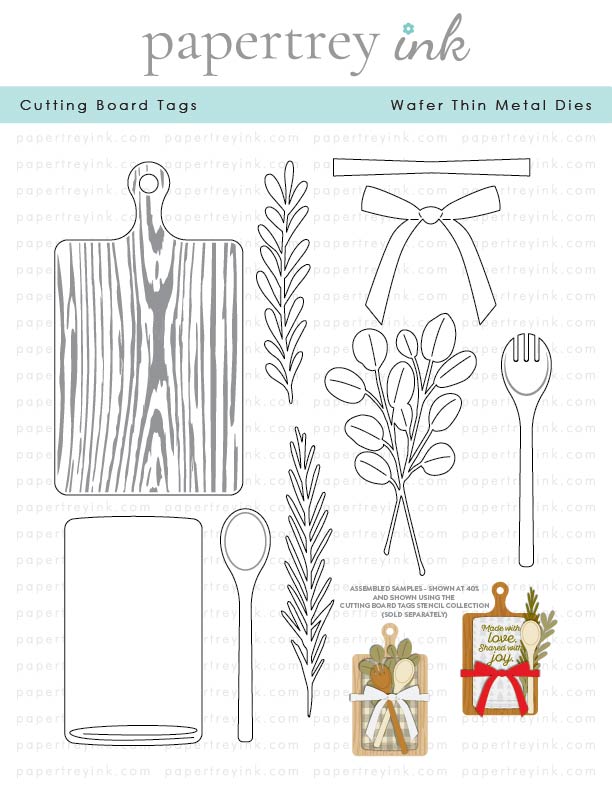 Cutting Board Tags Die