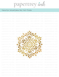 Fanciful Snowflake Hot Foil Plate