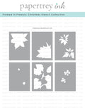 Framed In Flowers: Christmas Stencil Collection (set of 6)
