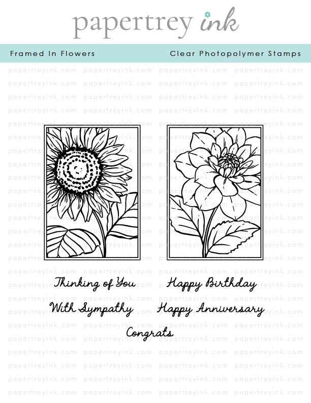 Framed In Flowers Stamp Set