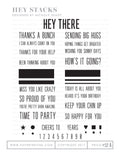 Hey Stacks Stamp Set
