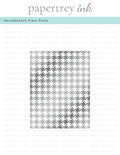 Houndstooth Press Plate