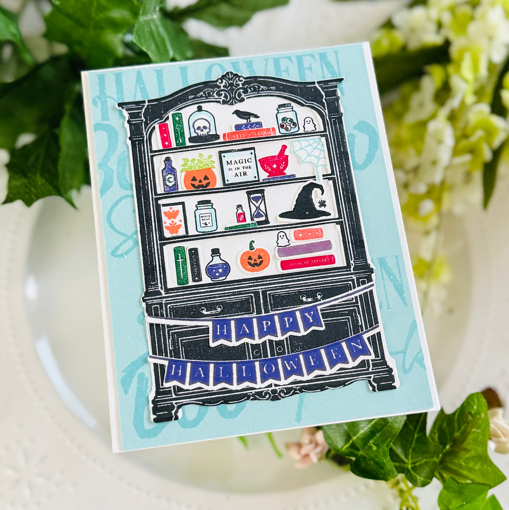 Bewitching Bookcase Die
