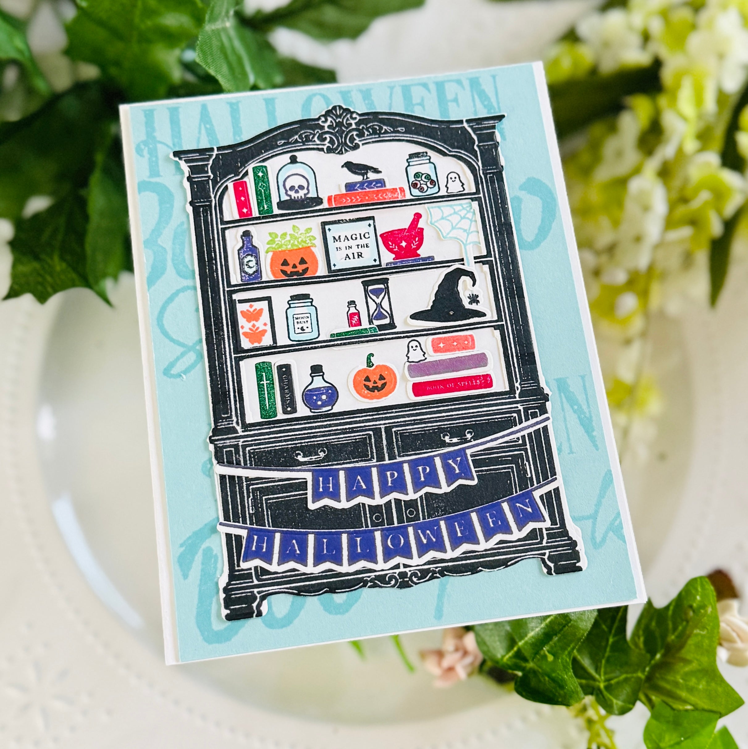Bewitching Bookcase Die
