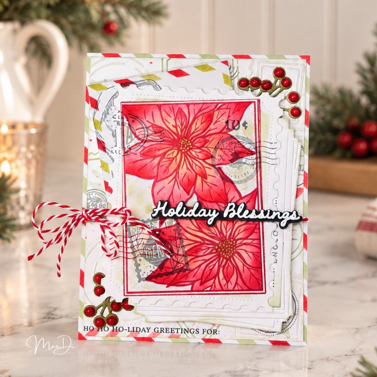 Framed In Flowers: Christmas Stamp Set