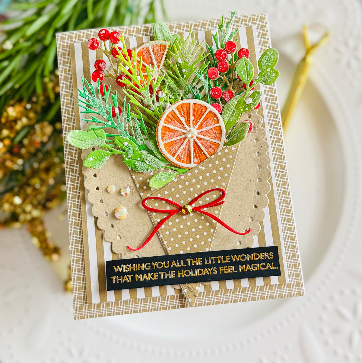 Into the Blooms: Holiday Bouquet Die