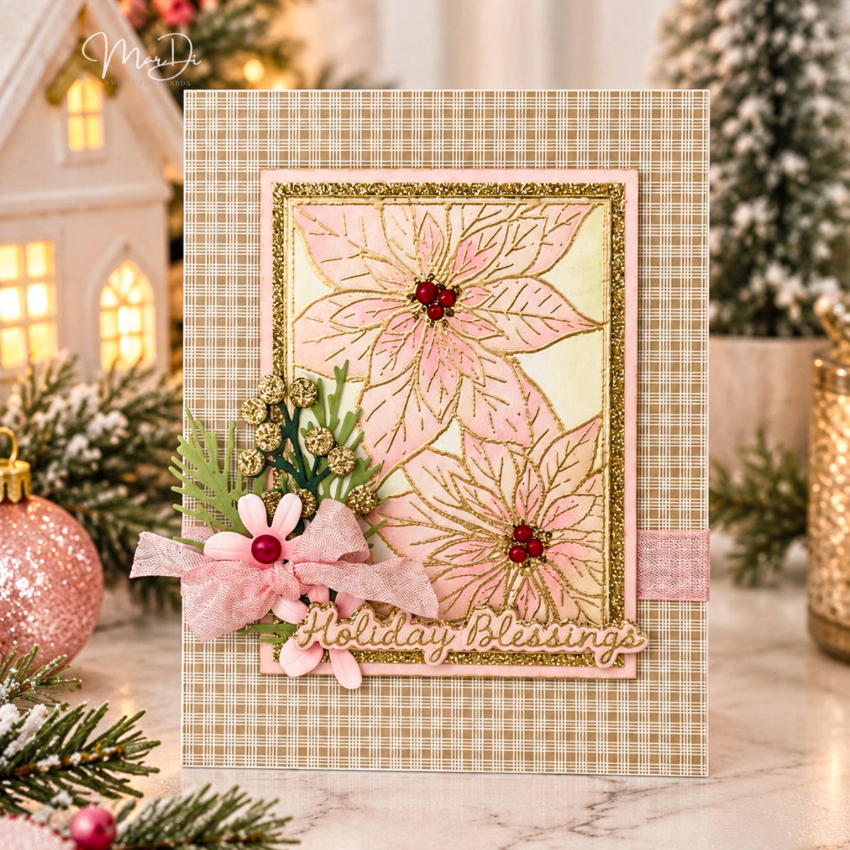 Framed In Flowers: Christmas Stamp Set