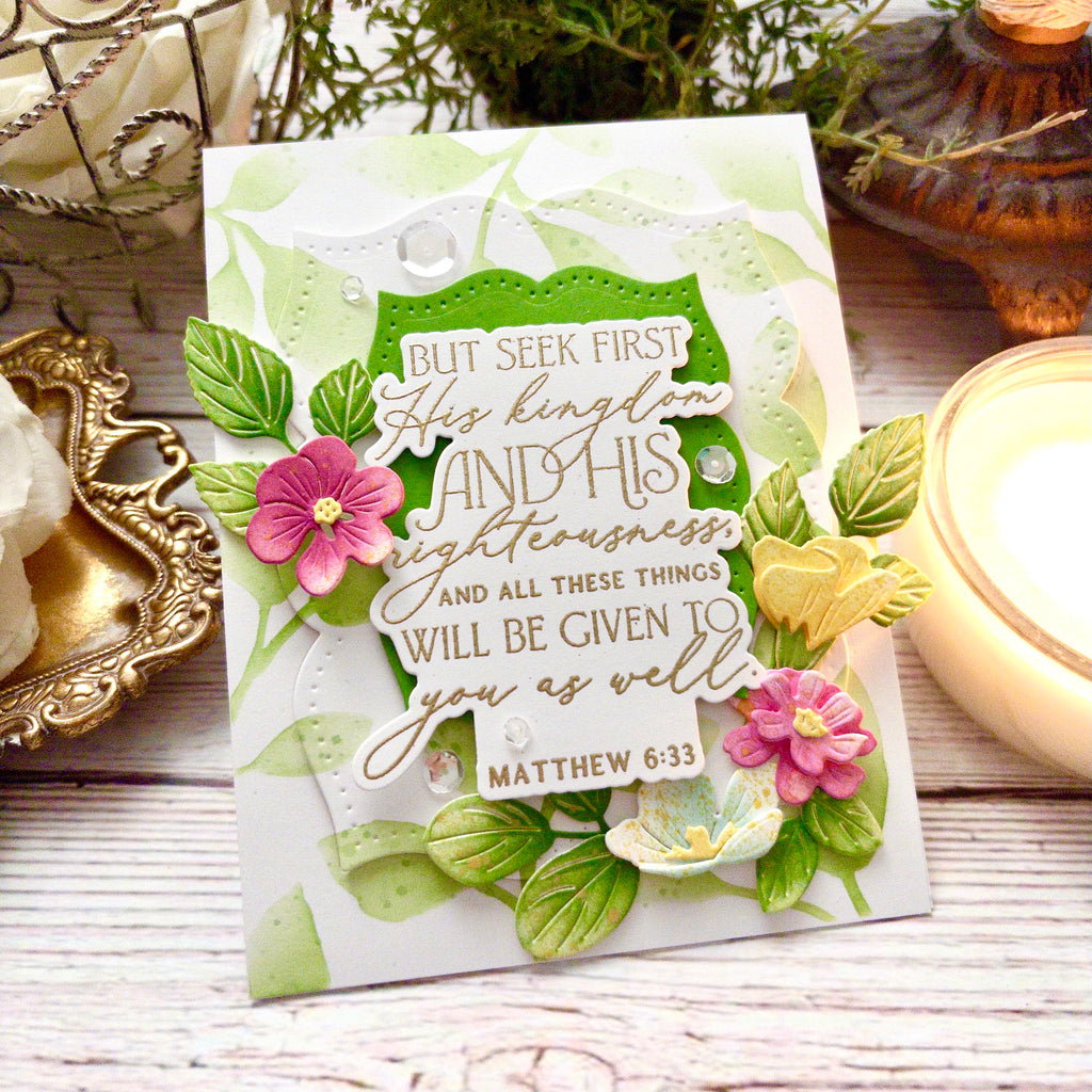 Leafy Garden Stencil Collection (set of 3)