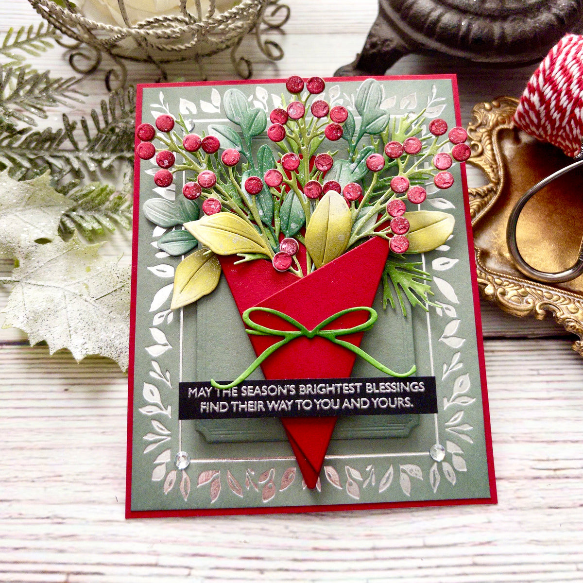 Into the Blooms: Holiday Bouquet Die