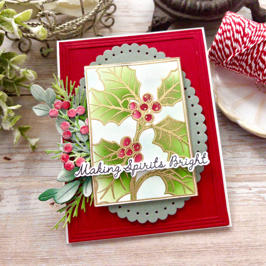 Framed In Flowers: Christmas Stamp Set