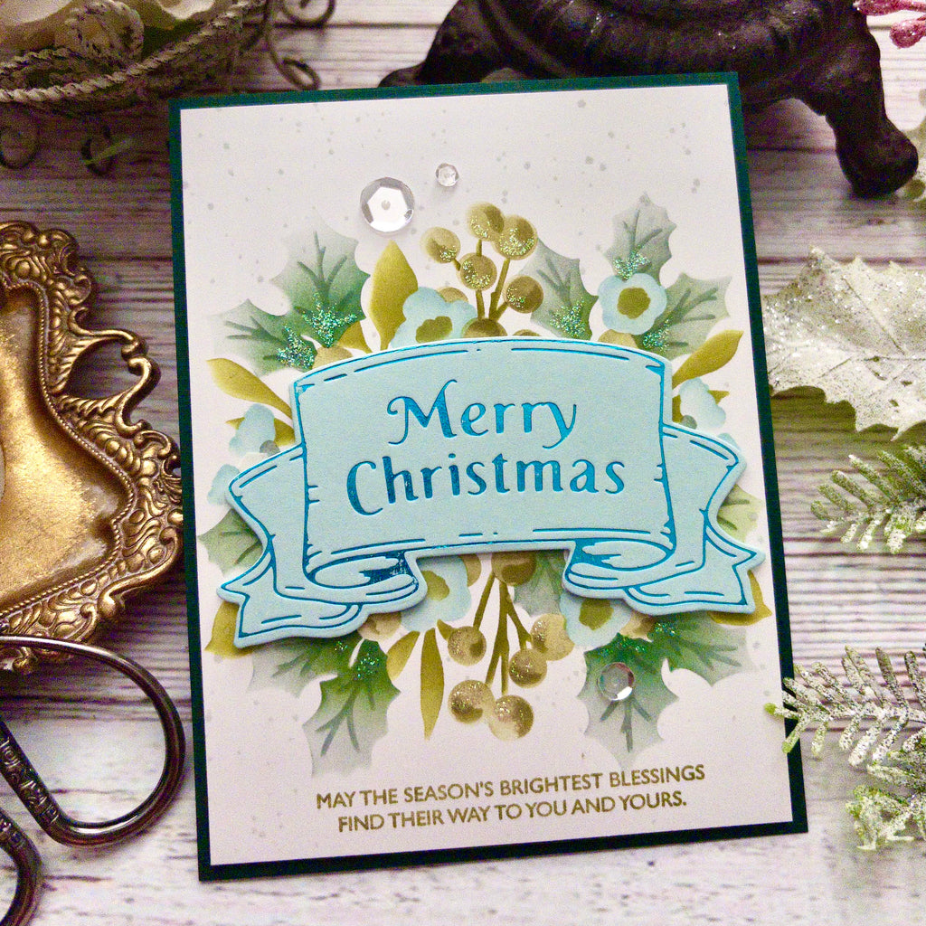 This is Big Sentiments: XL Happy Holidays Stamp Set