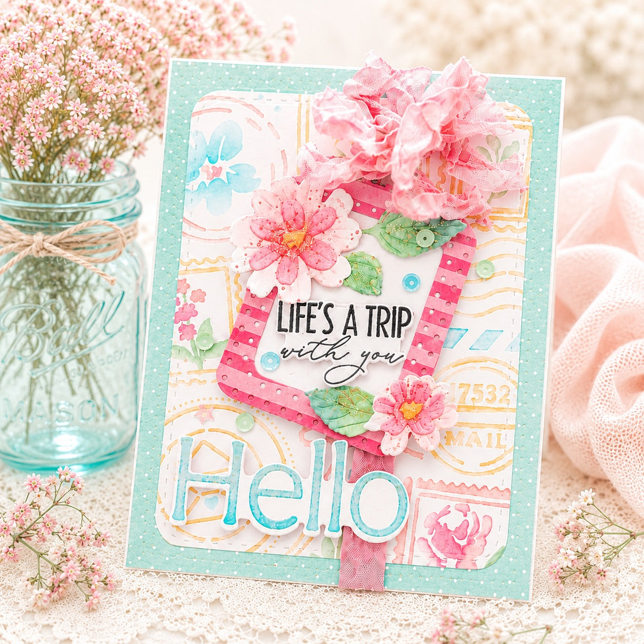 Papertrey Ink - This is Big Sentiments: Hello Stamp Set