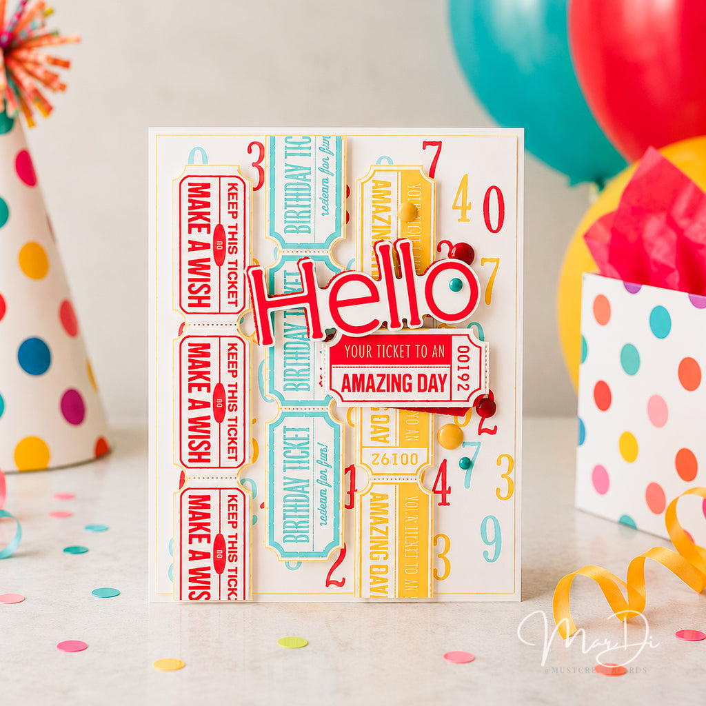 This is Big Sentiments: Hello Stamp Set