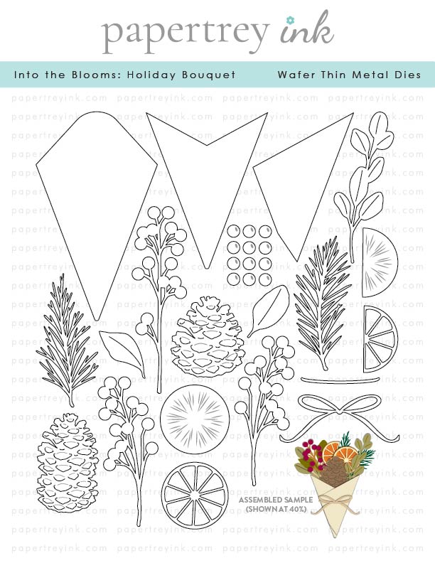 Into the Blooms: Holiday Bouquet Die