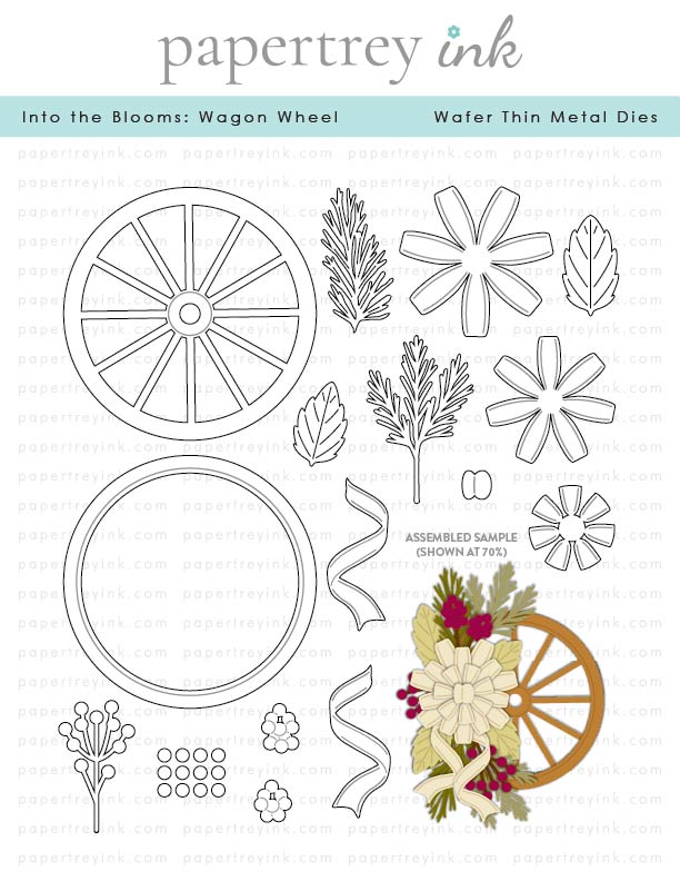 Into the Blooms: Wagon Wheel Die