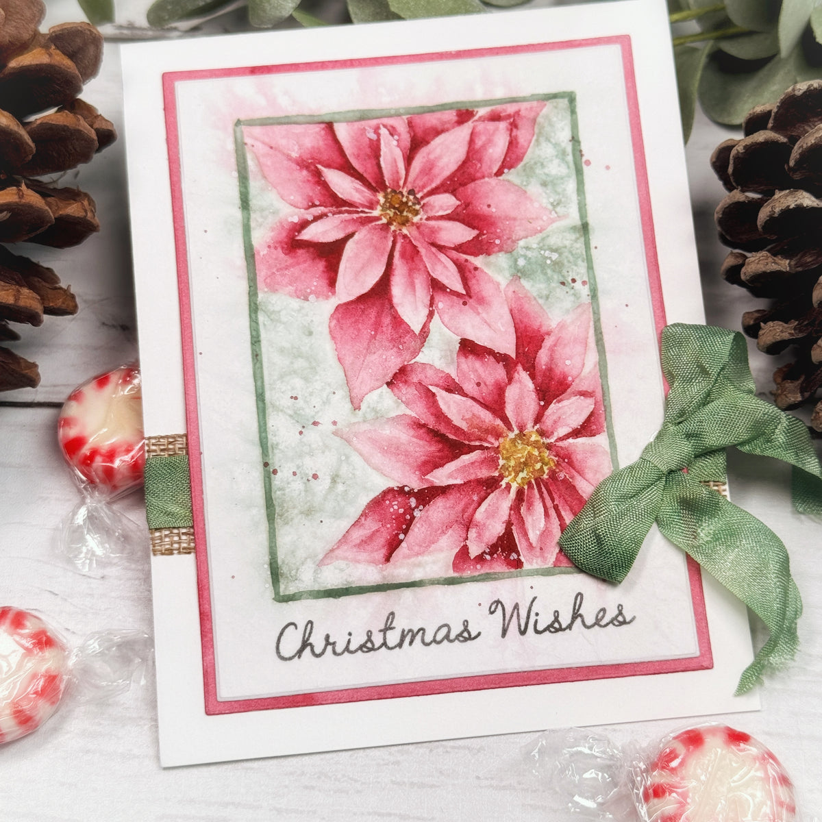 Framed In Flowers: Christmas Stamp Set