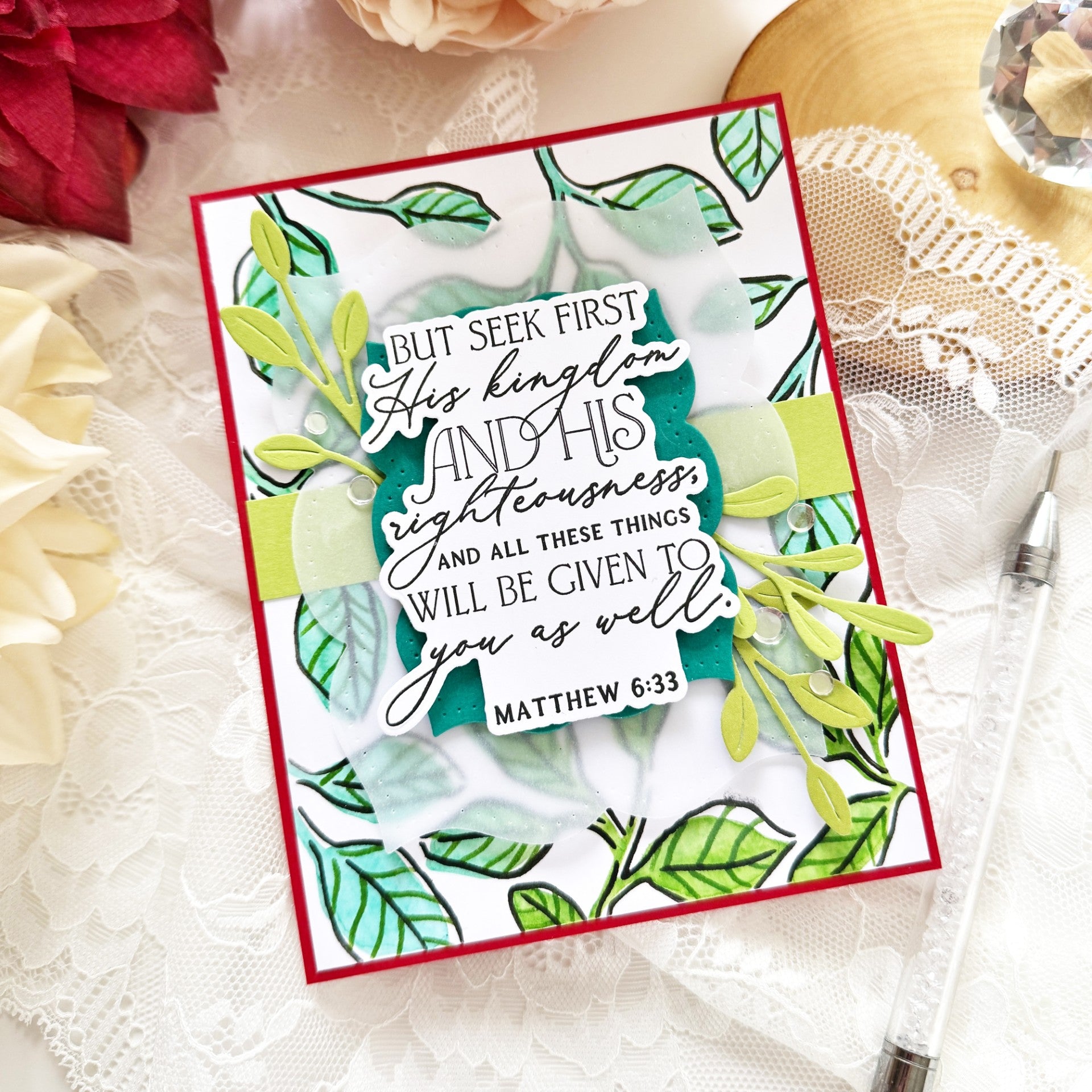 Leafy Garden Stencil Collection (set of 3)