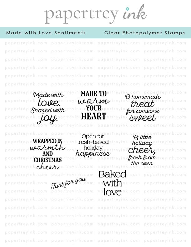 Made with Love Sentiments Stamp Set
