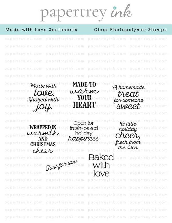 Made with Love Sentiments Stamp Set