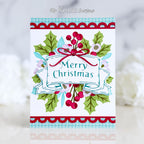 Merry Christmas Banner Stencil Collection (set of 7)