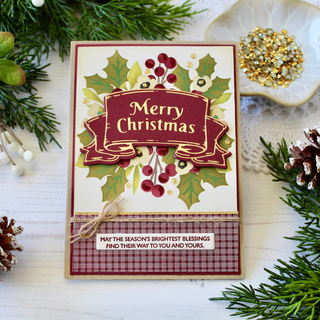 This is Big Sentiments: XL Happy Holidays Stamp Set