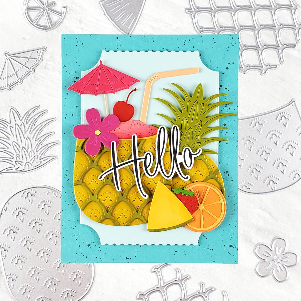 This is Big Sentiments: Hello Stamp Set
