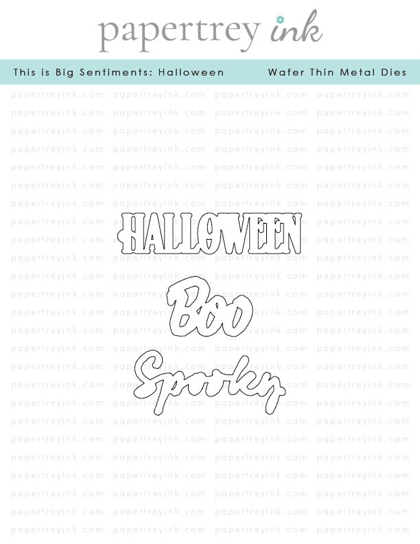 This is Big Sentiments: Halloween Die