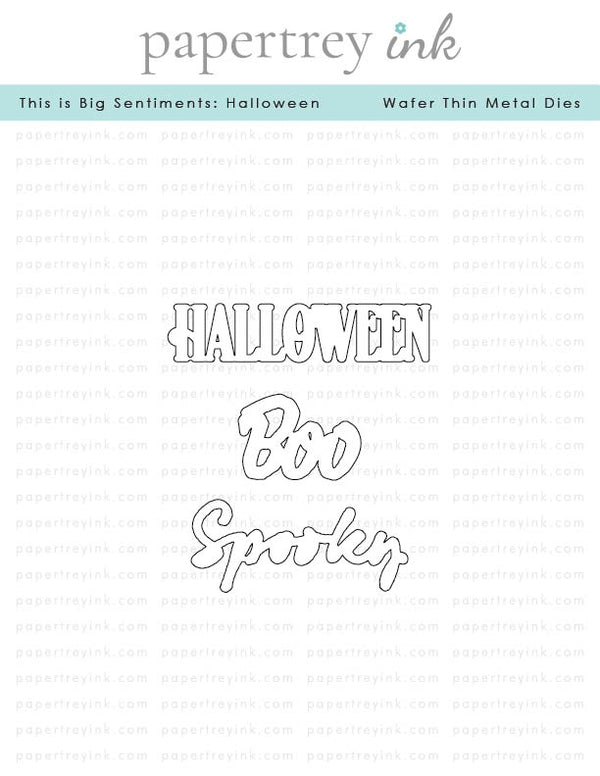 This is Big Sentiments: Halloween Die