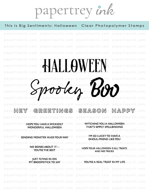 This is Big Sentiments: Halloween Stamp Set