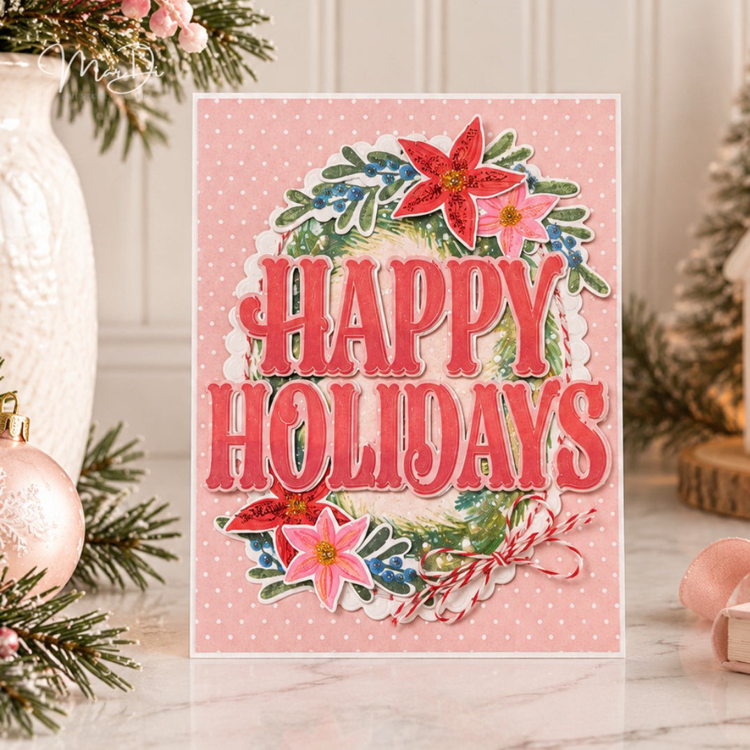 This is Big Sentiments: XL Happy Holidays Stamp Set