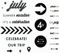 Monthly Moments: July Stamp Set + Die Bundle