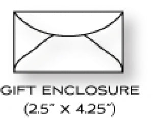 Paper Basics - 4 1/4" x 2 1/2" White Envelopes (20)