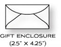 Paper Basics - 4 1/4" x 2 1/2" Rustic Cream Envelopes (20)