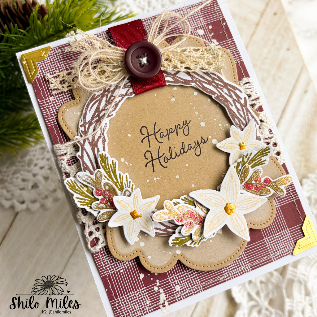 Holiday Wreath Stamp Set