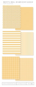 Bitty Big: Harvest Gold Color Collection (24 sheets)