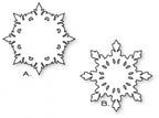 Papertrey Ink - Damask Snowflakes Die Collection (set of 2)