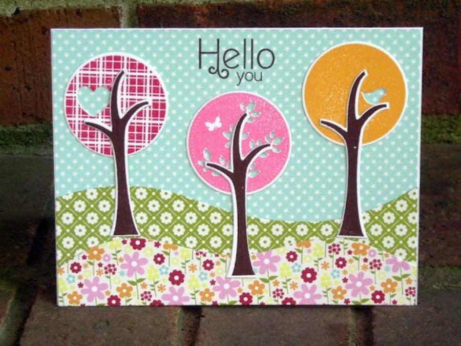 Papertrey Ink - Trendy Tree Tops Die Collection (set of 4)