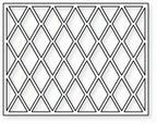 Papertrey Ink - Cover Plate: Harlequin Die