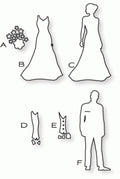 Papertrey Ink - Man & Wife Die Collection (set of 6)