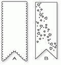 Papertrey Ink - Notched Hearts Banner Die Collection (set of 2)
