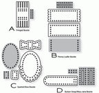 Papertrey Ink - Baby Bootie: Details Die Collection (set of 4)