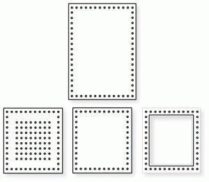 Papertrey Ink - Stitched Frame Collection Die