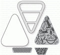 Papertrey Ink - Shaker Shapes: Candy Corn Die