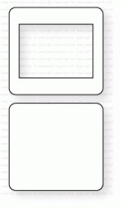 Papertrey Ink - Monthly Moments: Mini Slide Frame Die