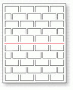 Papertrey Ink - Tiny Town: Square Shingles Die