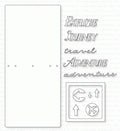 Papertrey Ink - Traveler's Journal: Outer Cover Die