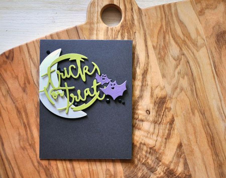 Papertrey Ink - Shaped Sayings: Halloween Die
