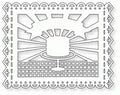 Papertrey Ink - Fiesta Flag: Birthday Flag Die