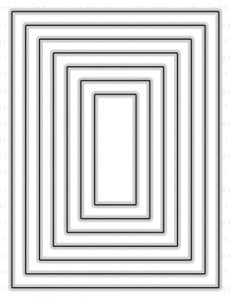 Papertrey Ink - Nesting Basics: Rectangles Die