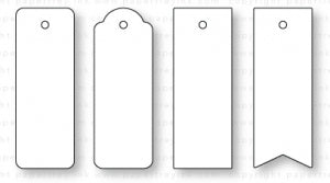 Papertrey Ink - XO Skinny Mini Tags Die